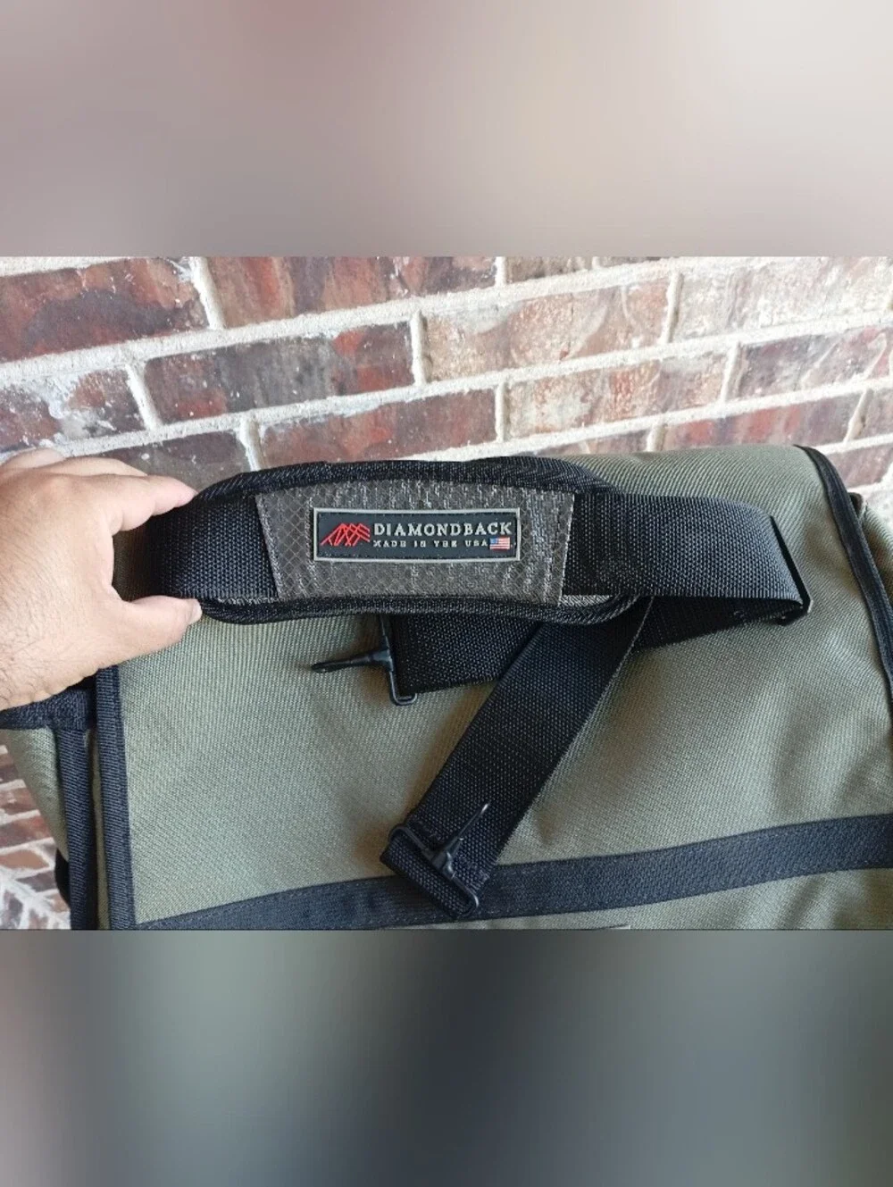 Diamondback  Olive Green and Black Tool  Bag for Men